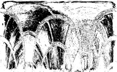 Eski Renkli Grunge Eskimiş Arkaplan 