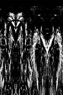 siyah ve beyaz tek renkli soyut yıpranmış arka plan