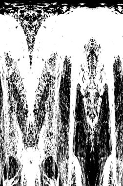 siyah ve beyaz tek renkli soyut yıpranmış arka plan