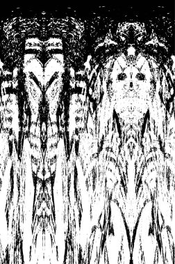 siyah ve beyaz tek renkli soyut yıpranmış arka plan