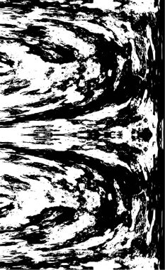 siyah ve beyaz tek renkli soyut yıpranmış arka plan