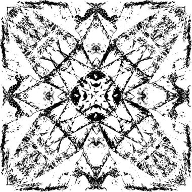 siyah ve beyaz tek renkli soyut yıpranmış arka plan