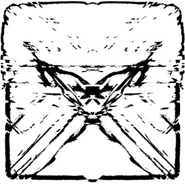 siyah ve beyaz tek renkli soyut yıpranmış arka plan