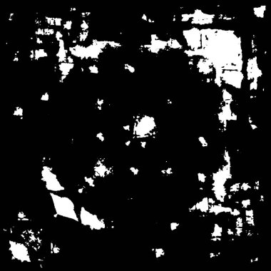 siyah ve beyaz tek renkli soyut yıpranmış arka plan