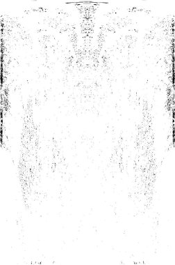 Grunge dikey olarak simetrik siyah beyaz doku. Tek renkli yıpranmış kaplama deseni. 