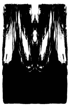 siyah ve beyaz tek renkli soyut yıpranmış arka plan