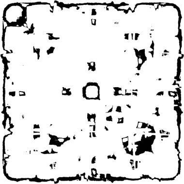 siyah ve beyaz tek renkli soyut yıpranmış arka plan