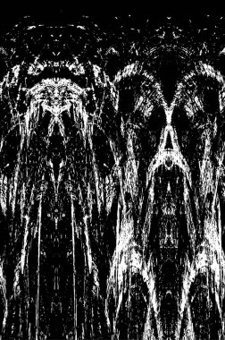 siyah ve beyaz tek renkli soyut yıpranmış arka plan