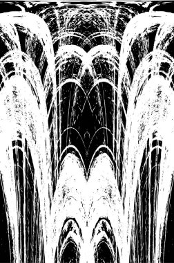 siyah ve beyaz tek renkli soyut yıpranmış arka plan