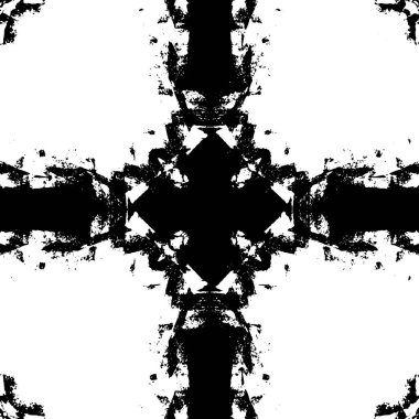 siyah ve beyaz tek renkli soyut yıpranmış arka plan