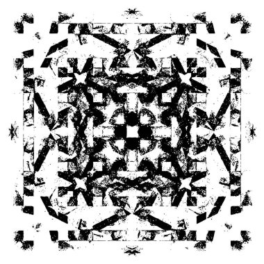 siyah ve beyaz tek renkli soyut yıpranmış arka plan