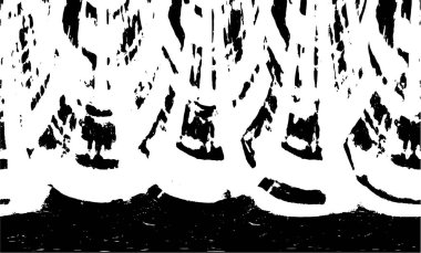 siyah ve beyaz tek renkli soyut yıpranmış arka plan