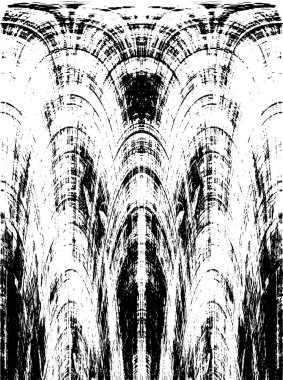 siyah ve beyaz tek renkli soyut yıpranmış arka plan