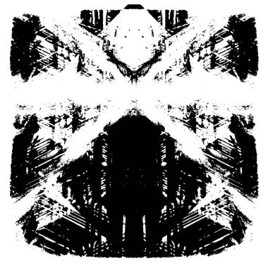 siyah ve beyaz tek renkli soyut yıpranmış arka plan