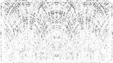 Beton siyah beyaz çatlaklar