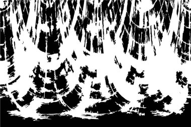 siyah ve beyaz eski püskü boya yüzeyi