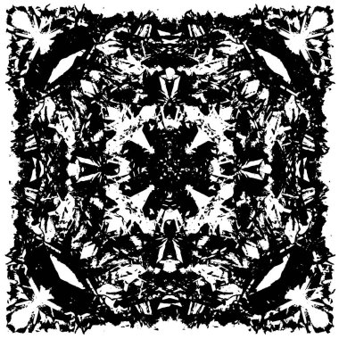 siyah ve beyaz eski püskü boya yüzeyi