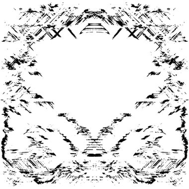 Gelecekçi soyut grunge geometrik modern desen 