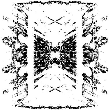 Gelecekçi soyut grunge geometrik modern desen 