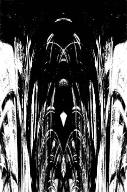 Beton siyah beyaz çatlaklar