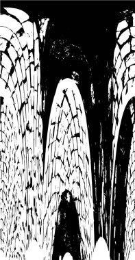 siyah ve beyaz eski püskü boya yüzeyi