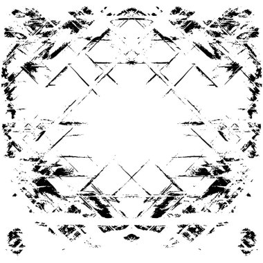 Gelecekçi soyut grunge geometrik modern desen 