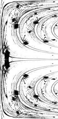 Kusursuz soyut siyah beyaz desen