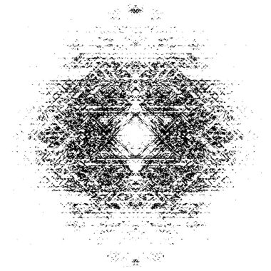 Gelecekçi soyut grunge geometrik modern desen 