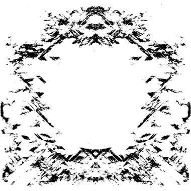 Gelecekçi soyut grunge geometrik modern desen 