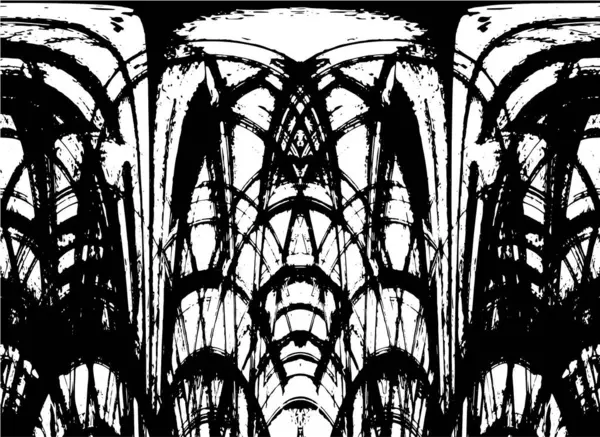 Kusursuz soyut siyah beyaz desen