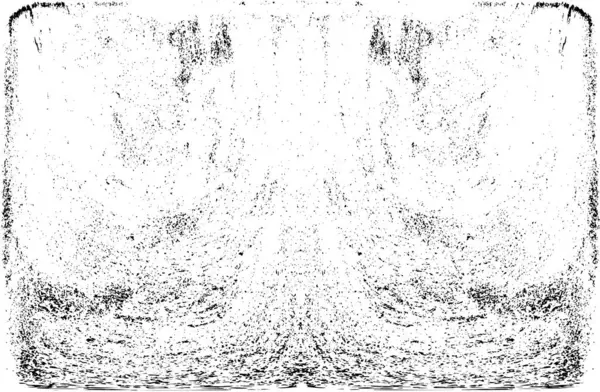 Grunge dikey olarak simetrik siyah beyaz doku. Tek renkli yıpranmış kaplama deseni. 