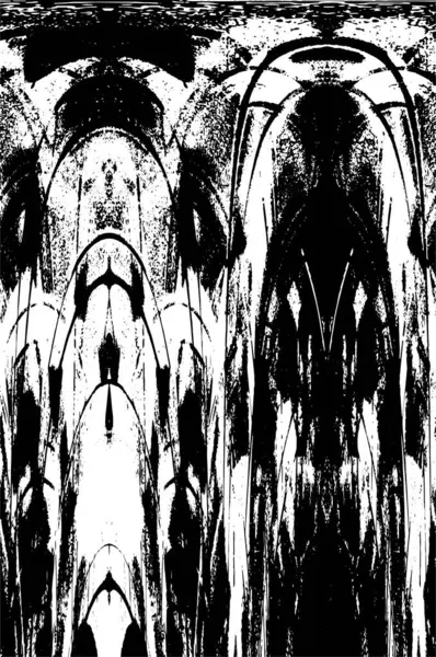 siyah ve beyaz soyut grunge arkaplan monokrom çizimi