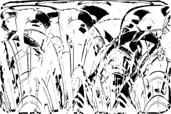 siyah ve beyaz soyut grunge arkaplan monokrom çizimi