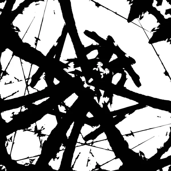 siyah ve beyaz soyut grunge arkaplan monokrom çizimi