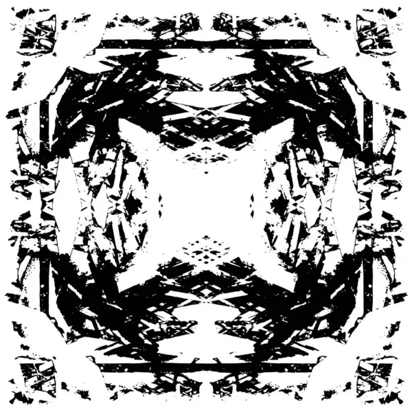 siyah ve beyaz soyut grunge arkaplan monokrom çizimi