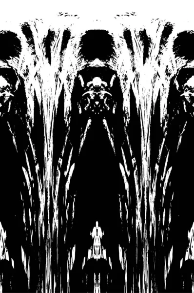 siyah ve beyaz soyut grunge arkaplan monokrom çizimi