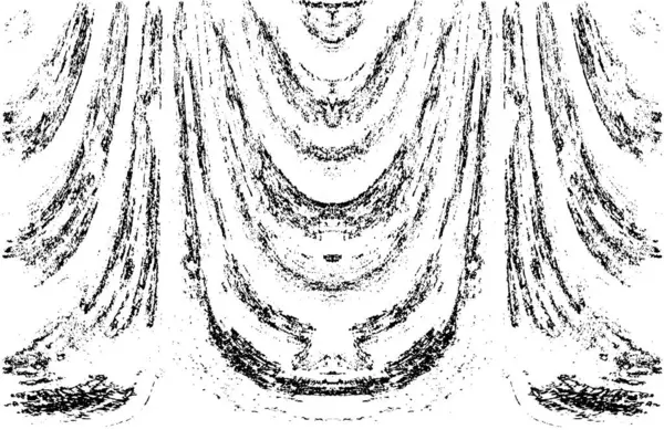 Grunge dikey olarak simetrik siyah beyaz doku. Tek renkli yıpranmış kaplama deseni. 