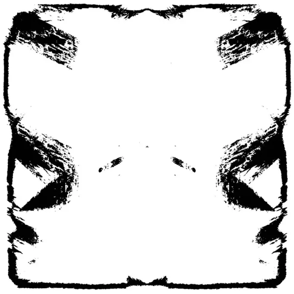 Çizik ve çiziklerle dolu siyah beyaz bir arka plan. Soyut vektör illüstrasyonu.