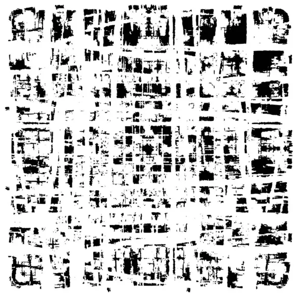 Çizik ve çiziklerle dolu siyah beyaz bir arka plan. Soyut vektör illüstrasyonu.