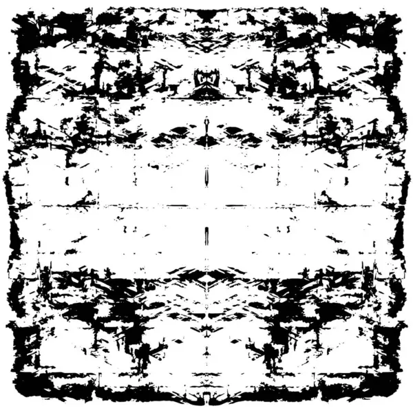 Çizik ve çiziklerle dolu siyah beyaz bir arka plan. Soyut vektör illüstrasyonu.