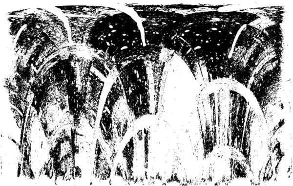 Çizik ve çiziklerle dolu siyah beyaz bir arka plan. Soyut vektör illüstrasyonu.