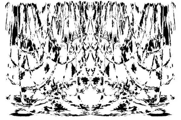 Çizik ve çiziklerle dolu siyah beyaz bir arka plan. Soyut vektör illüstrasyonu.