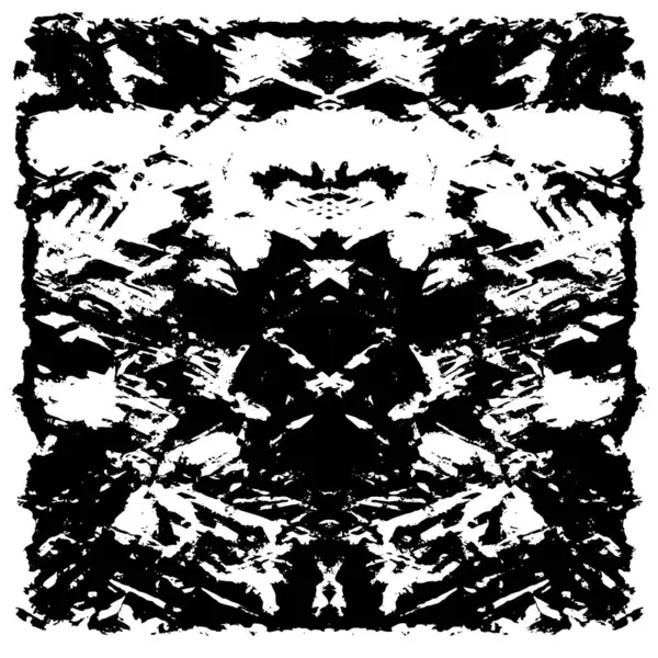 Çizik ve çiziklerle dolu siyah beyaz bir arka plan. Soyut vektör illüstrasyonu.