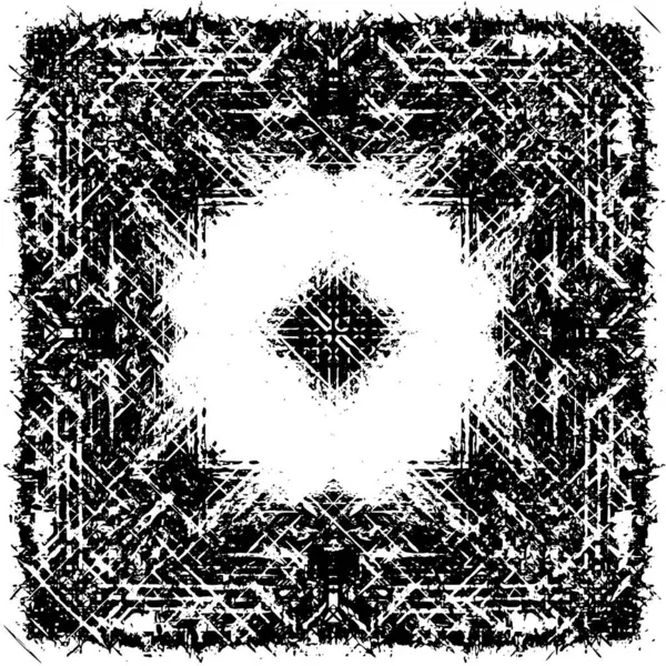 Çizik ve çiziklerle dolu siyah beyaz bir arka plan. Soyut vektör illüstrasyonu.