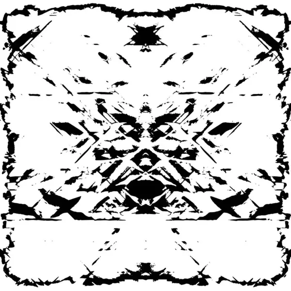 Çizik ve çiziklerle dolu siyah beyaz bir arka plan. Soyut vektör illüstrasyonu.