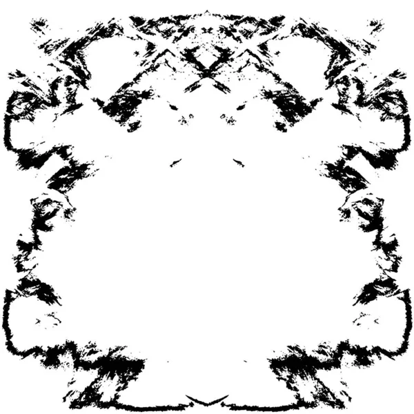 Çizik ve çiziklerle dolu siyah beyaz bir arka plan. Soyut vektör illüstrasyonu.