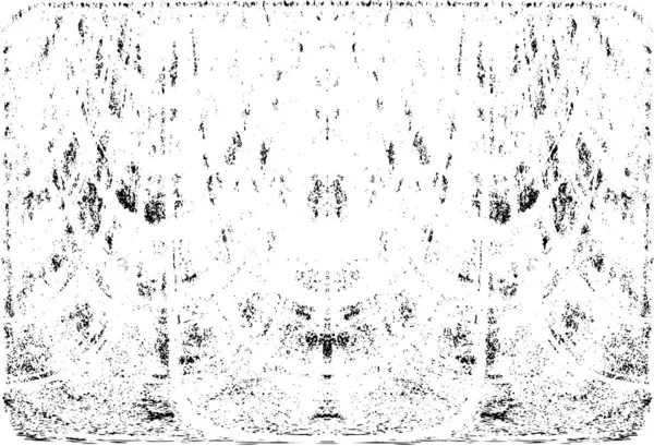 Grunge dikey olarak simetrik siyah beyaz doku. Tek renkli yıpranmış kaplama deseni. 