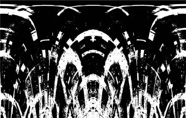 Ancienne Couleur Grunge Vintage Altéré Fond Noir Blanc — Image vectorielle