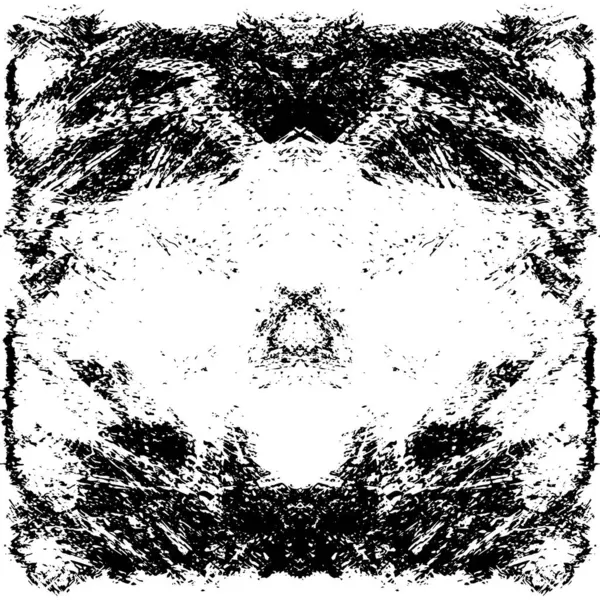 Çizik ve çiziklerle dolu siyah beyaz bir arka plan. Soyut vektör illüstrasyonu.