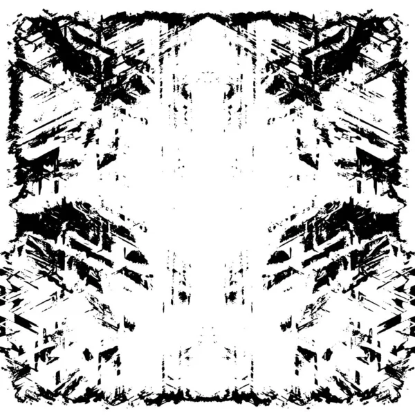 Çizik ve çiziklerle dolu siyah beyaz bir arka plan. Soyut vektör illüstrasyonu.